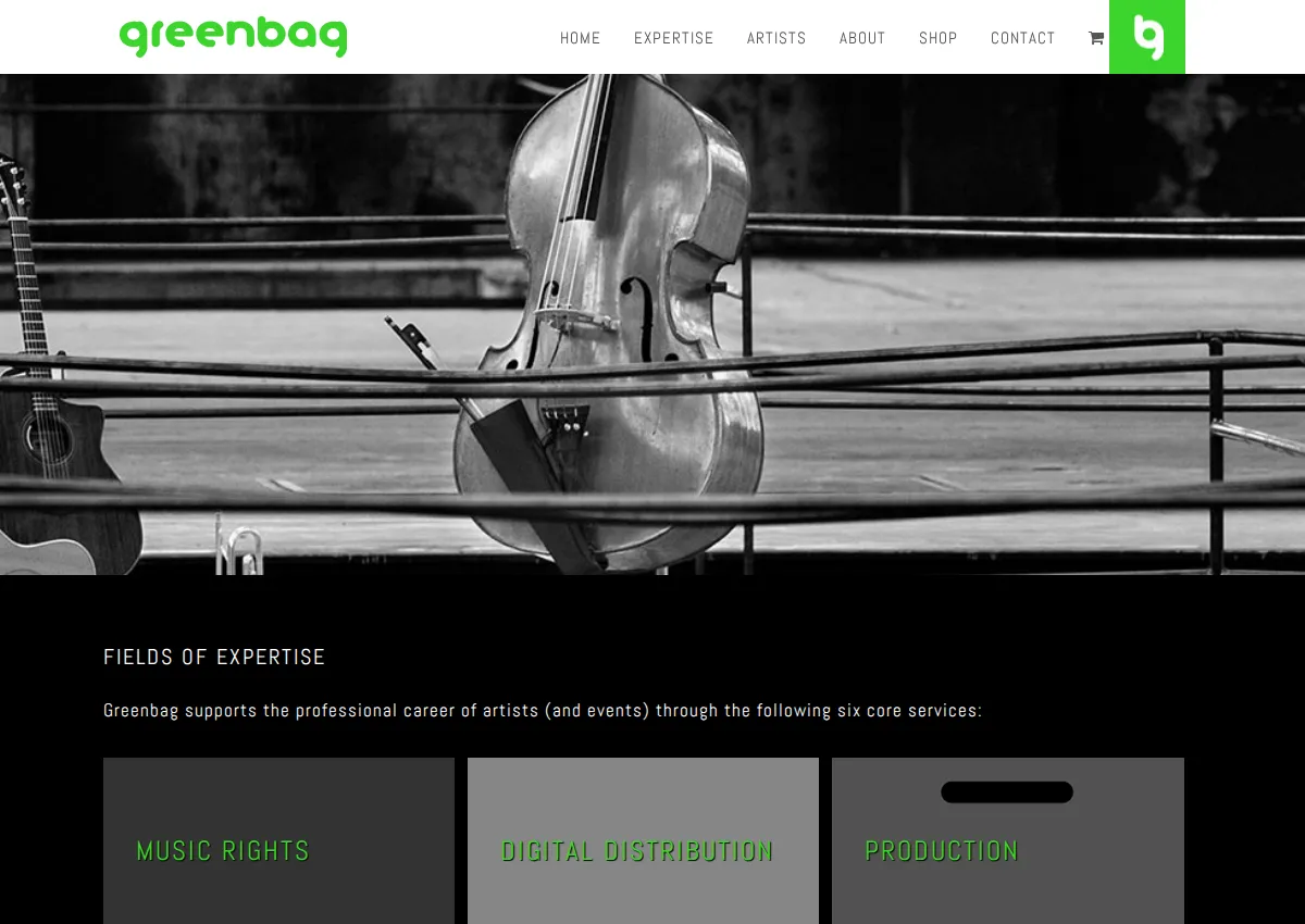 Store homepage