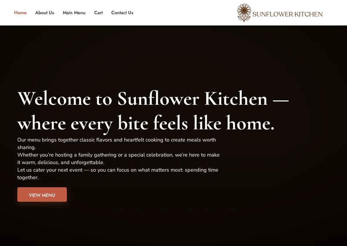 Store homepage