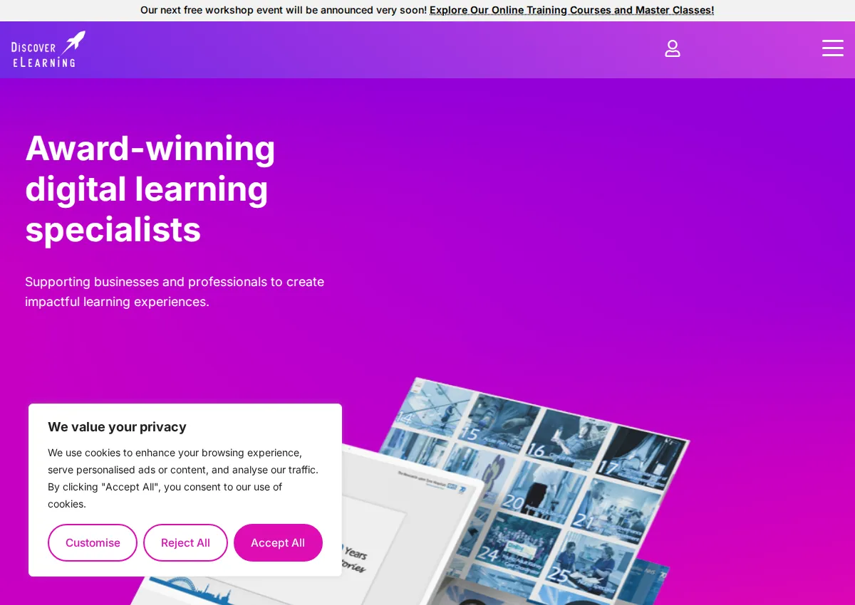 Store homepage