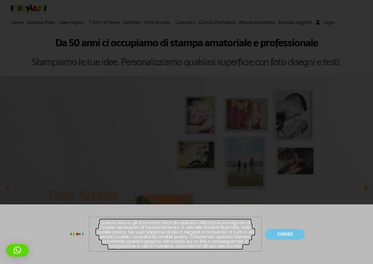 Store homepage