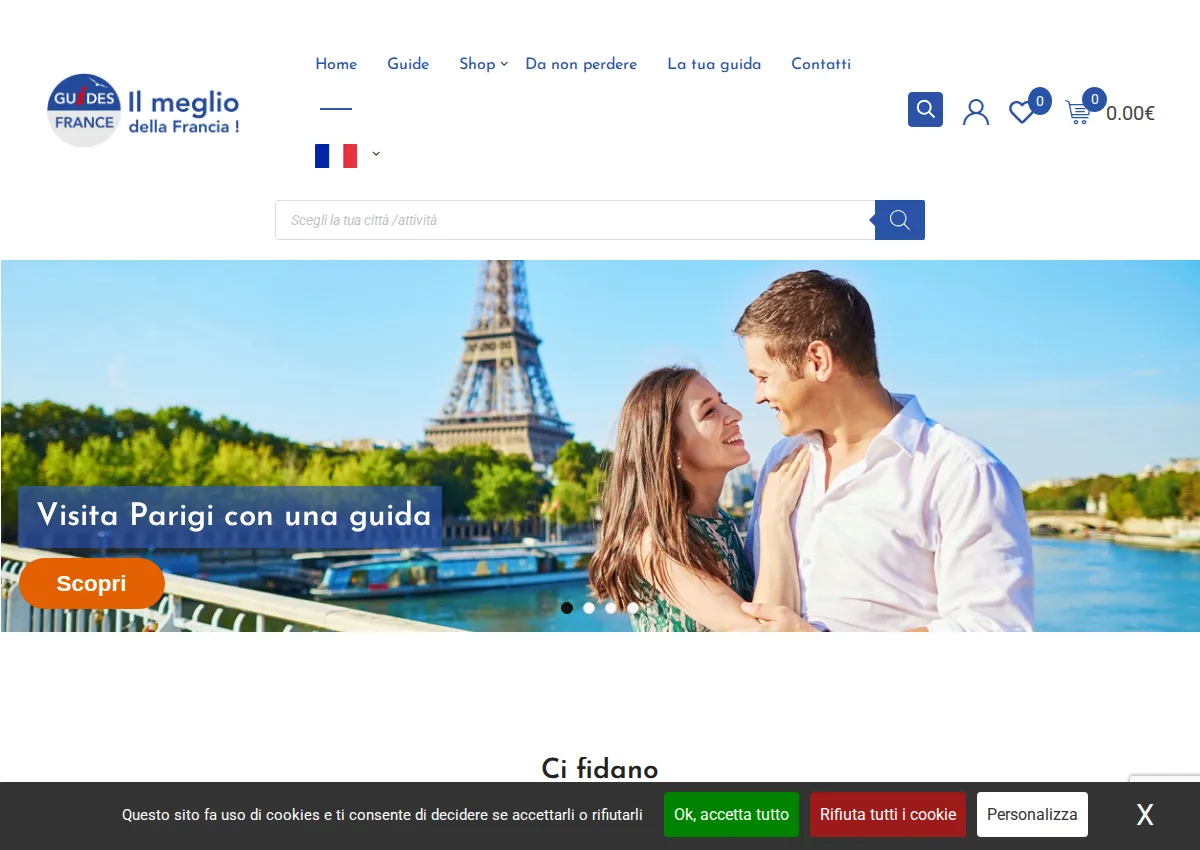 Store homepage