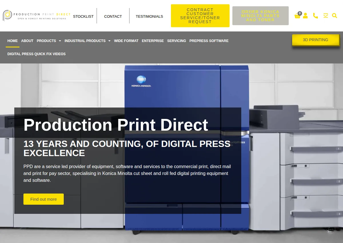 Store homepage