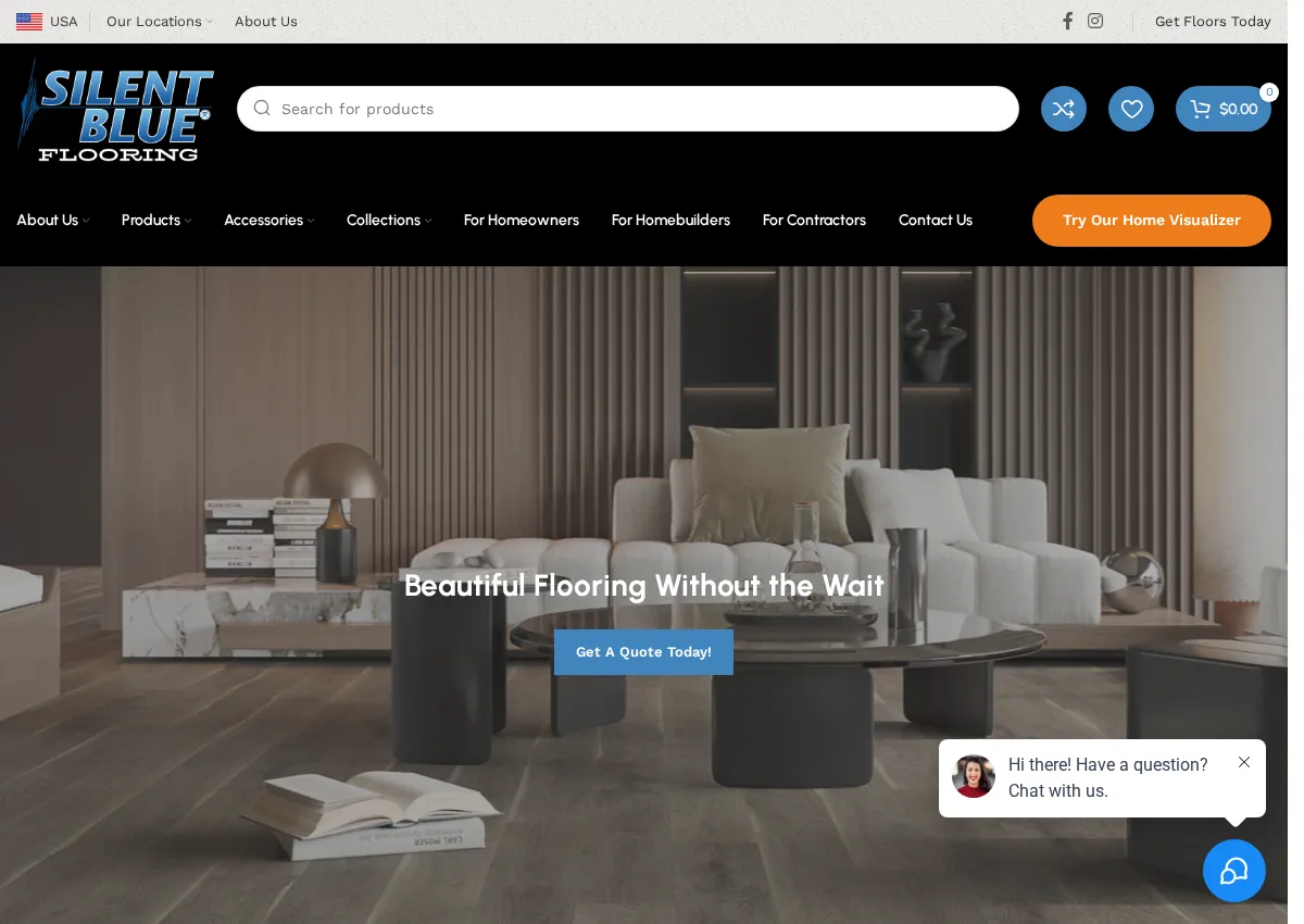 Store homepage