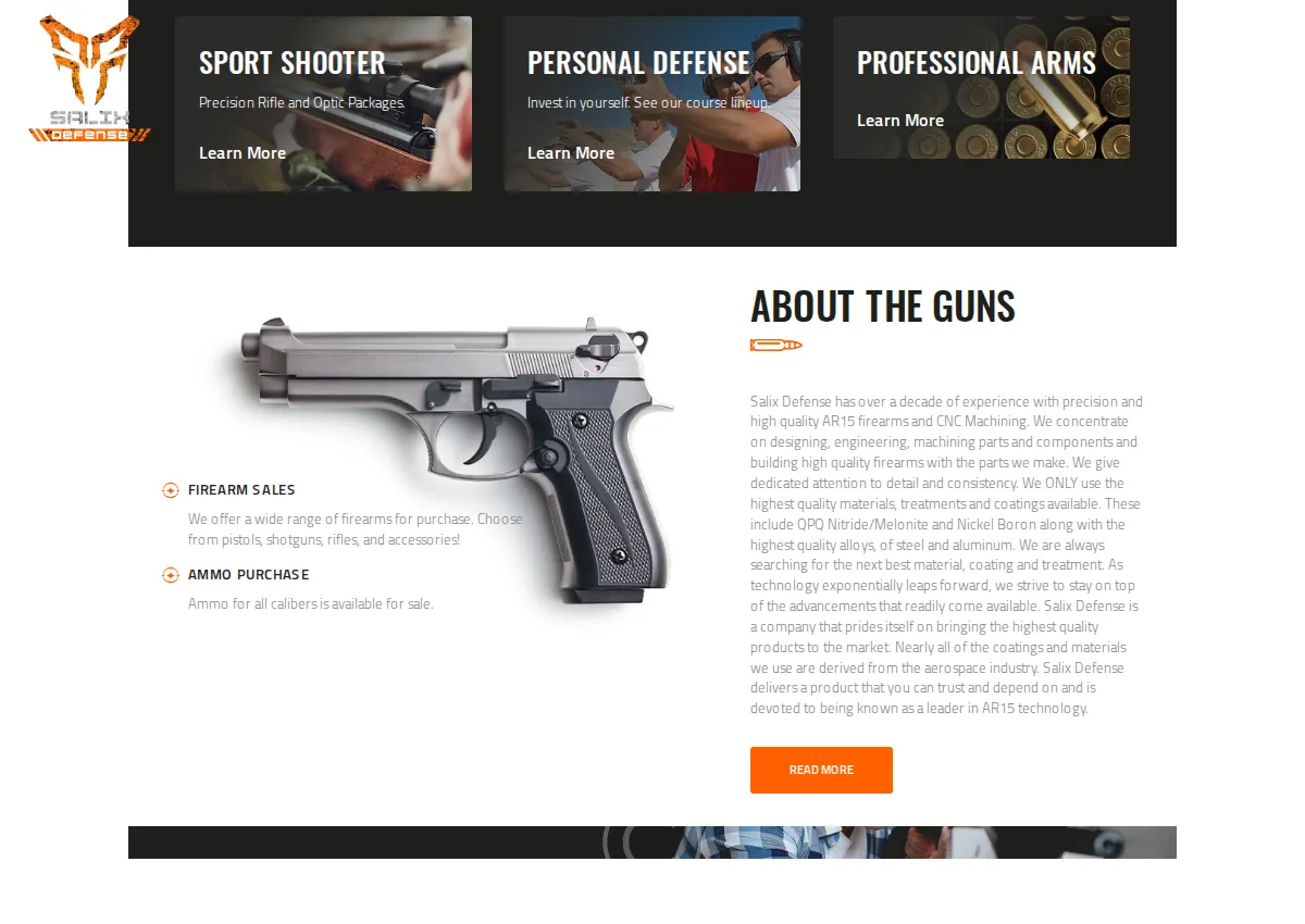 Store homepage