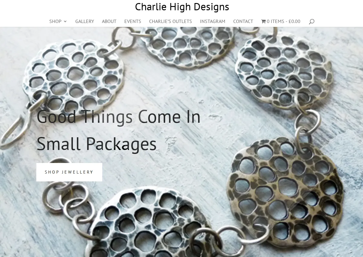 Store homepage