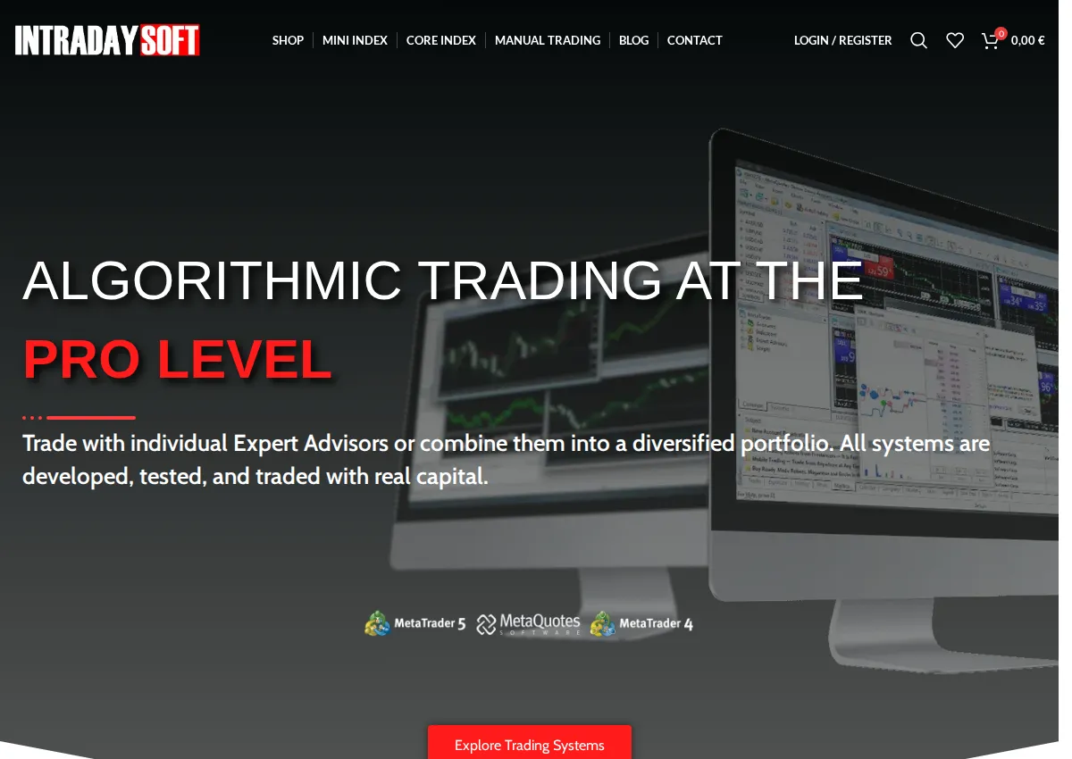 Store homepage