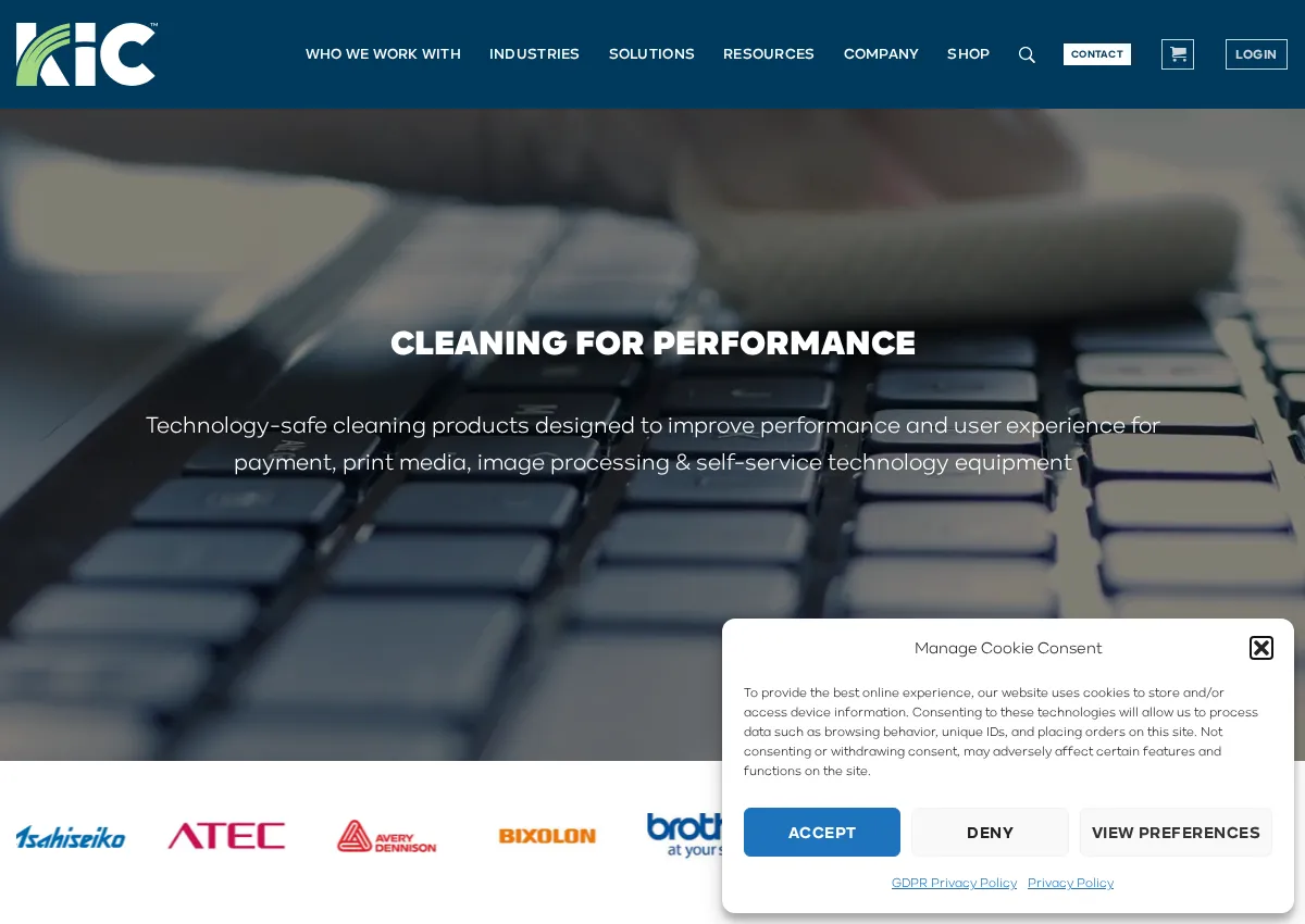 Store homepage