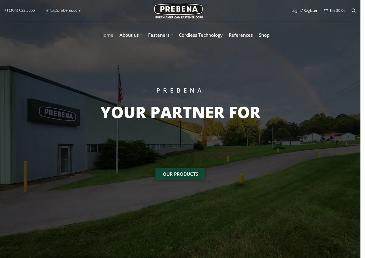 Store homepage