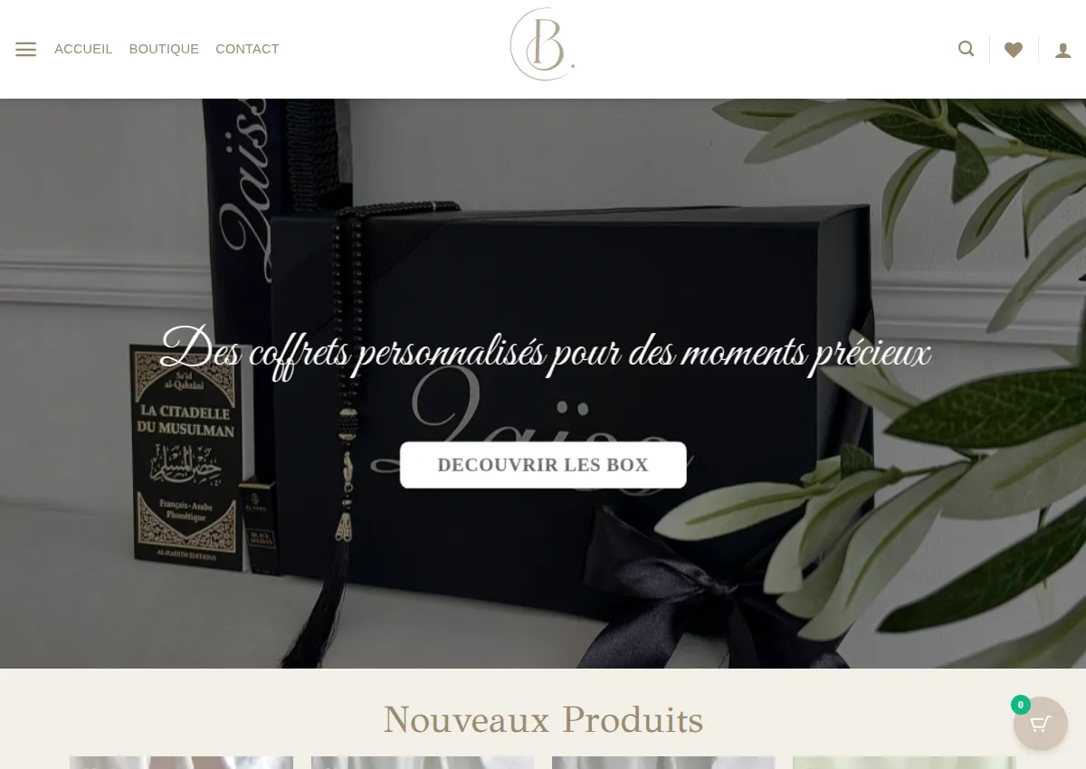 Store homepage