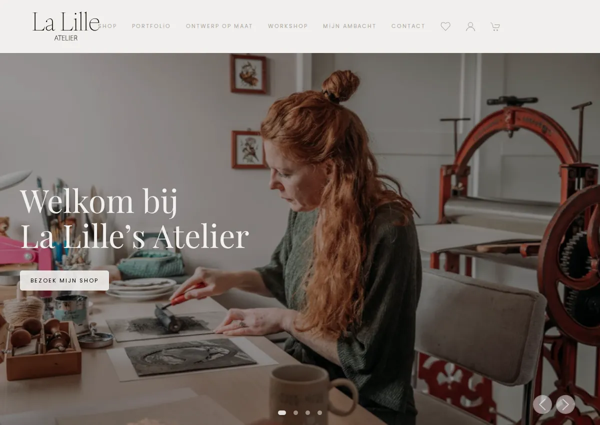 Store homepage