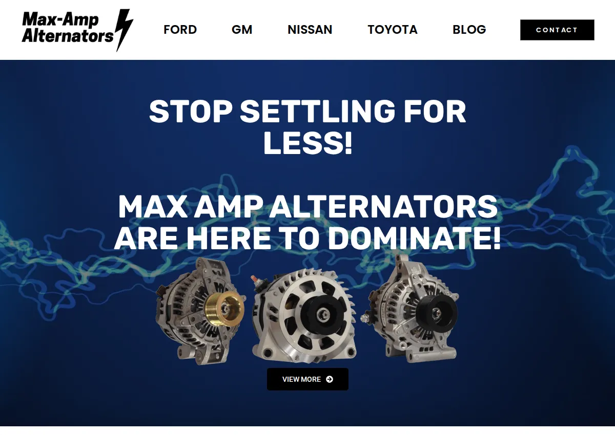 Store homepage