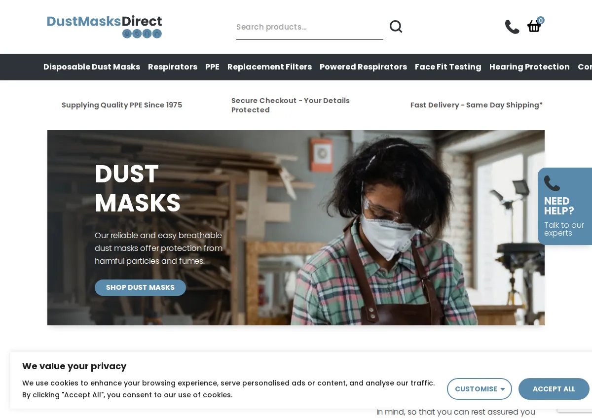 Store homepage