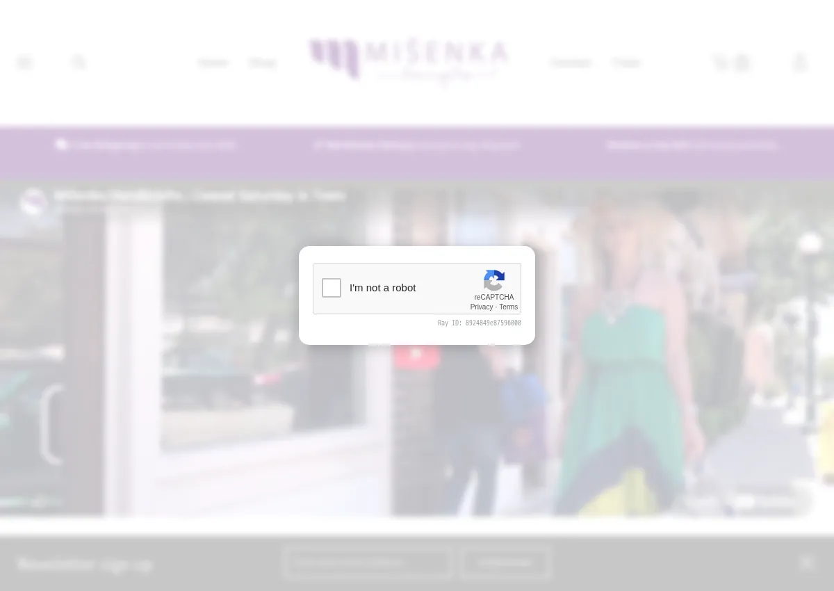 Store homepage