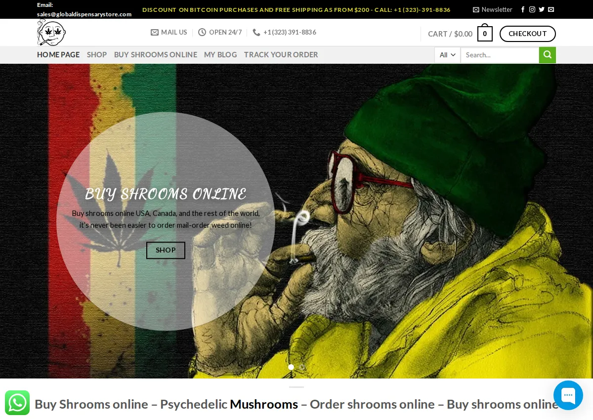 Store homepage