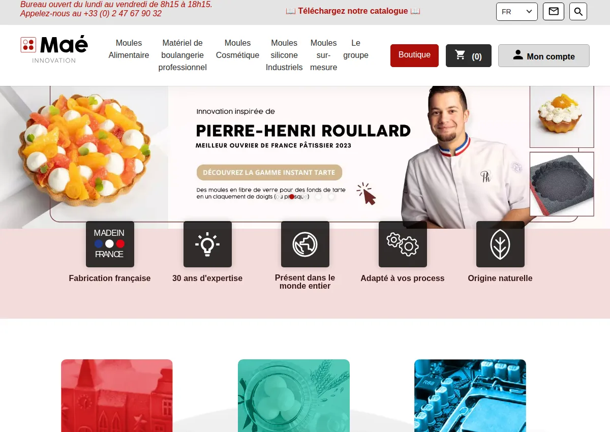 Store homepage