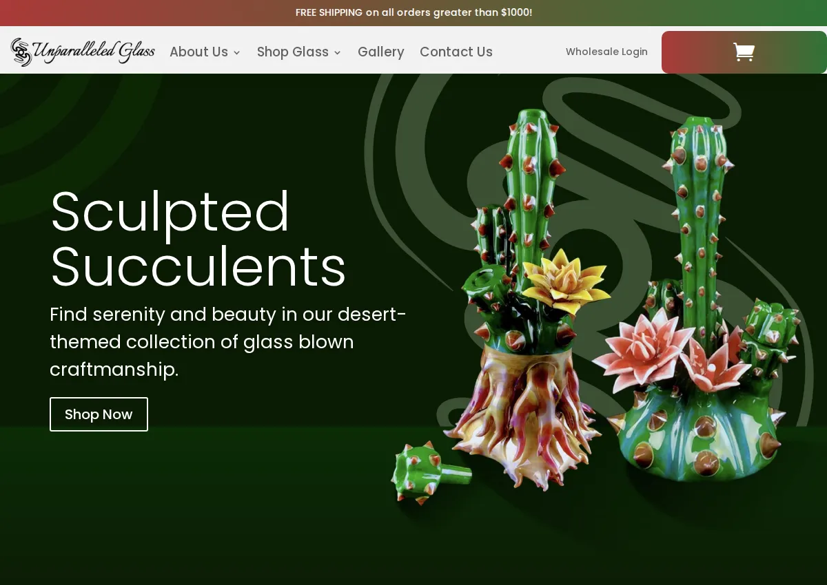 Store homepage
