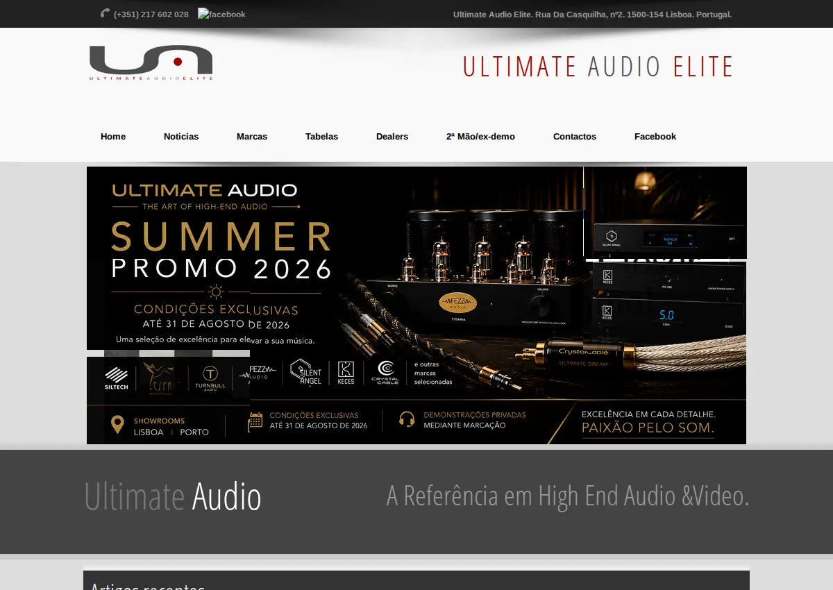 Store homepage