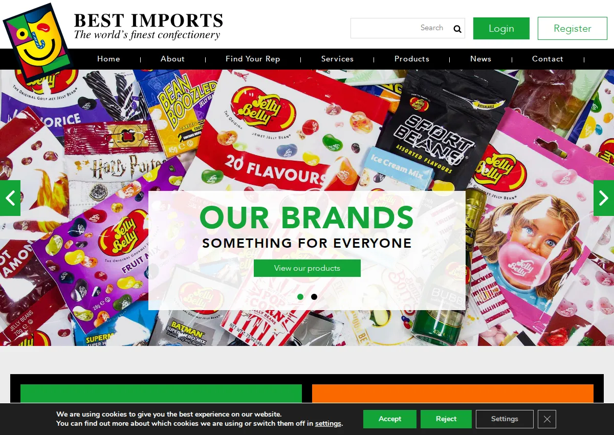 Store homepage