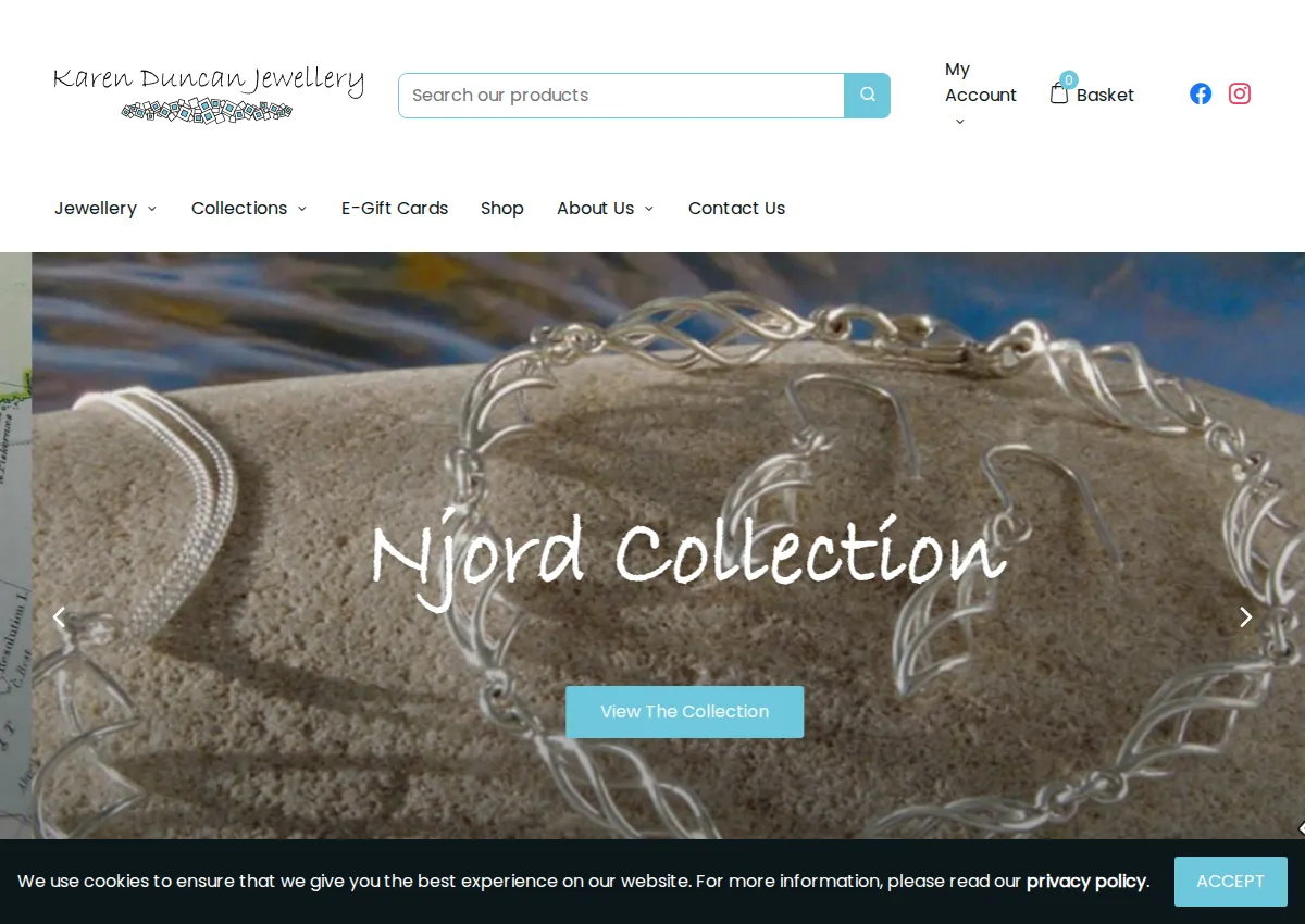 Store homepage