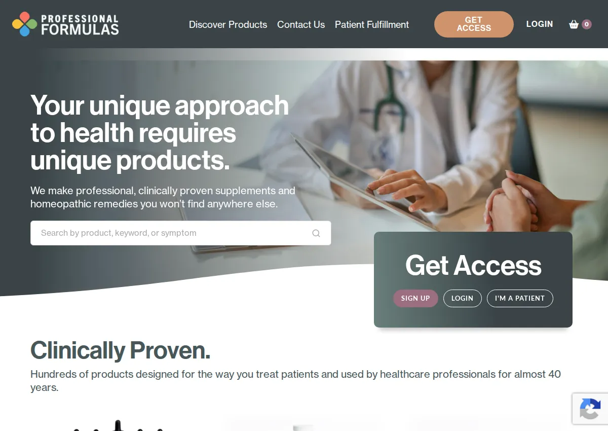 Store homepage