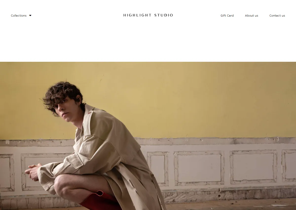 Store homepage