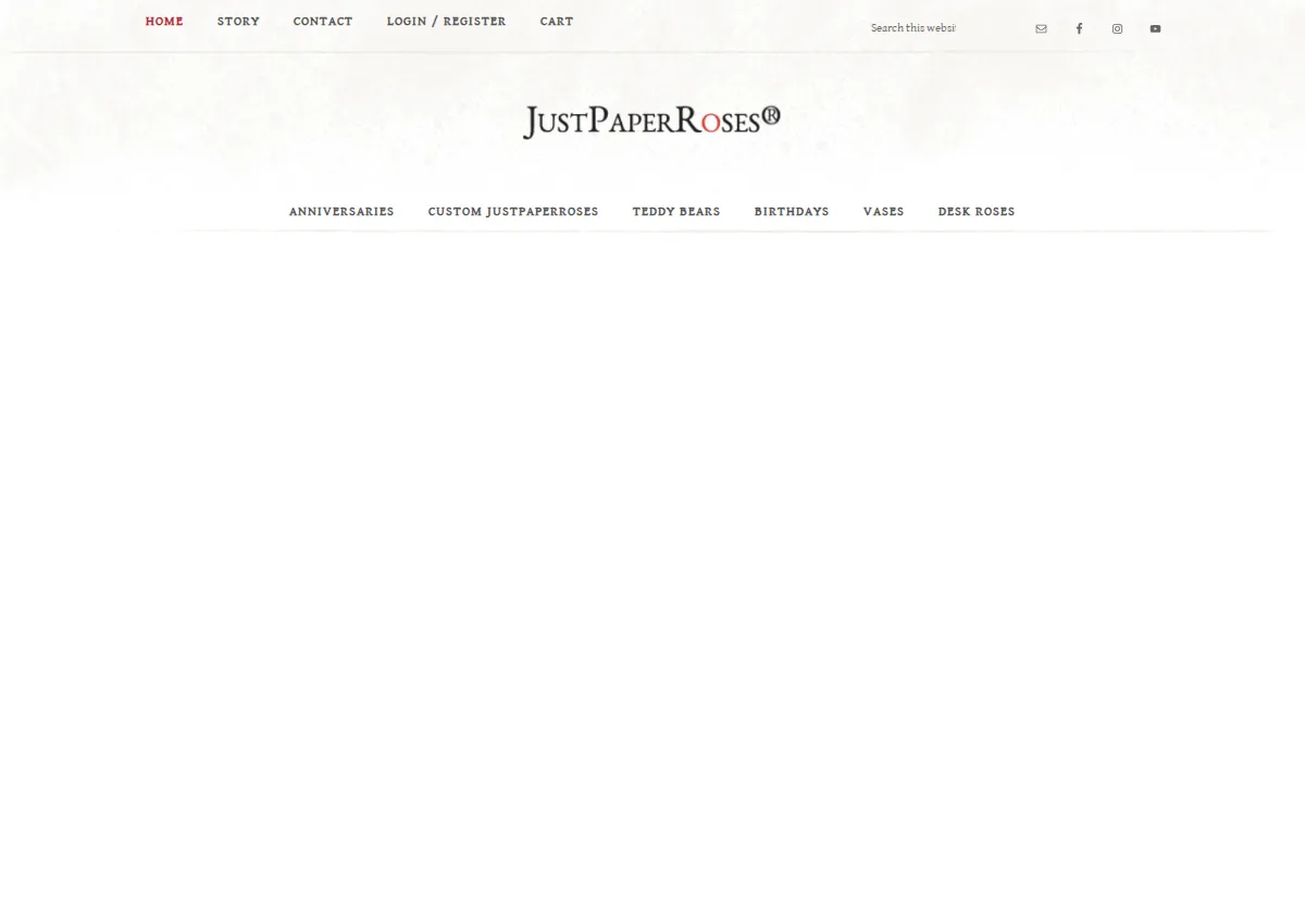 Store homepage