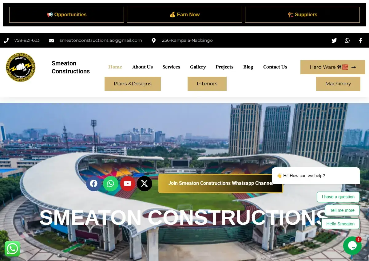 Store homepage
