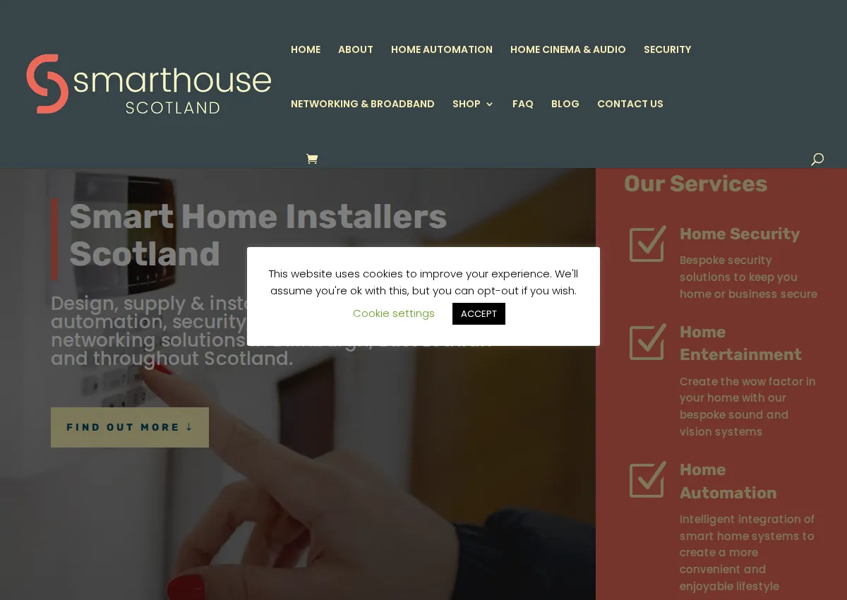 Store homepage