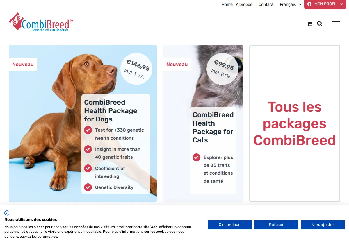 Store homepage