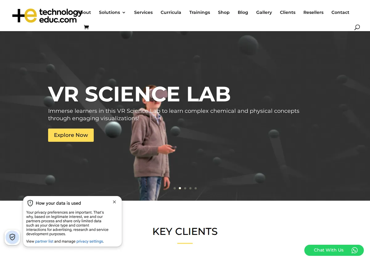Store homepage