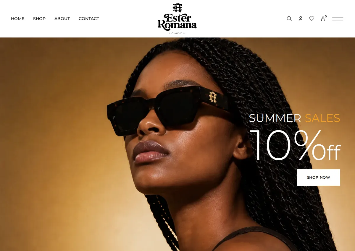 Store homepage