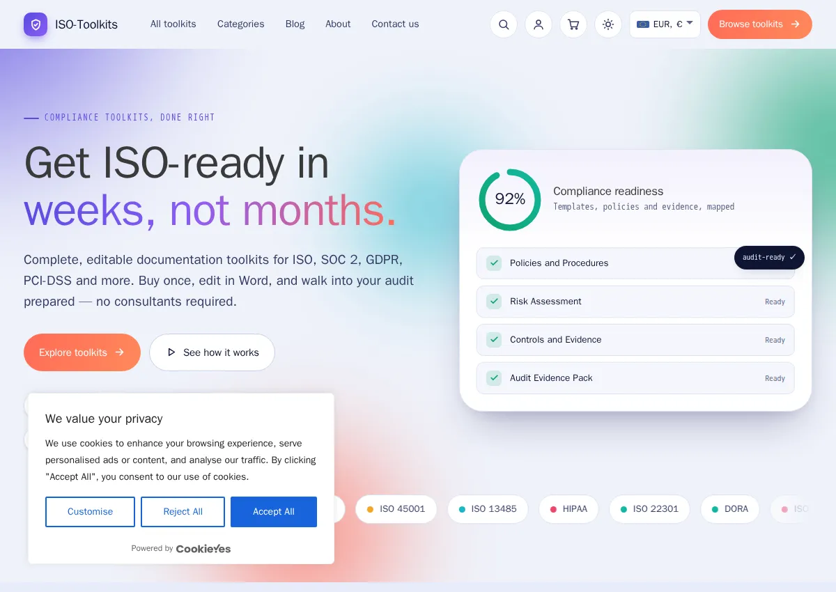 Store homepage