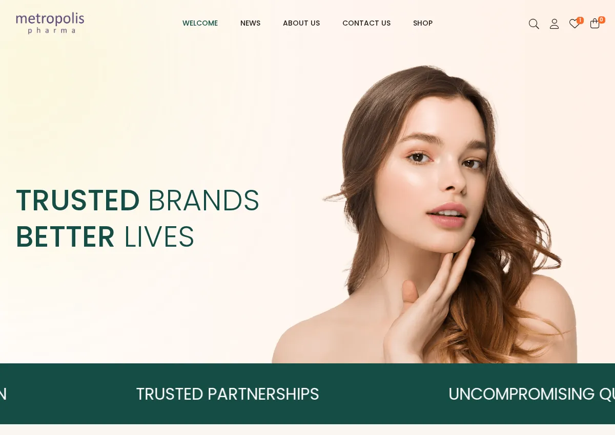 Store homepage