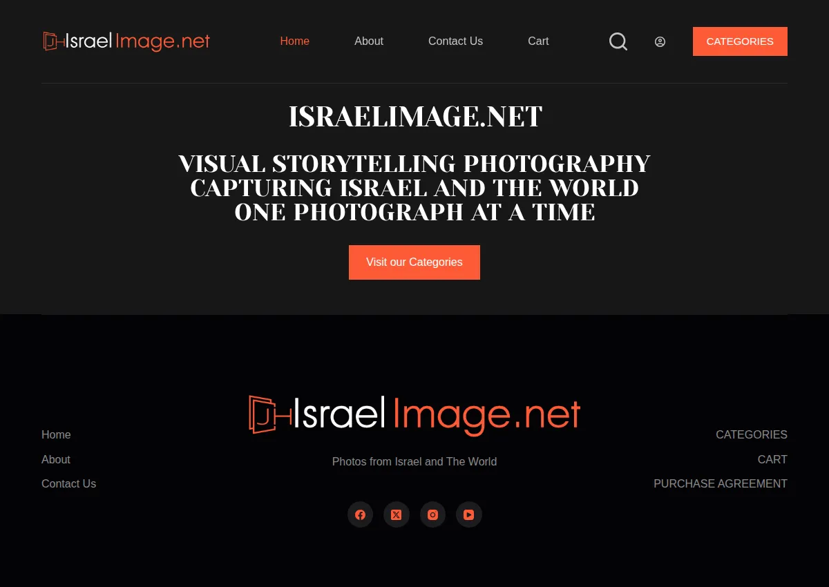 Store homepage