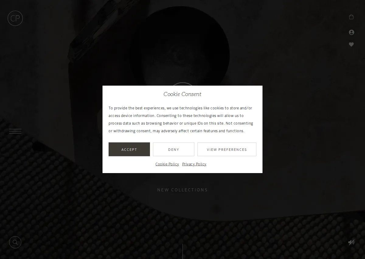 Store homepage