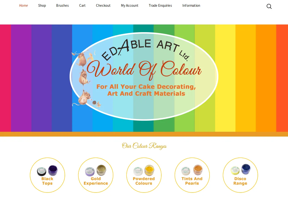Store homepage
