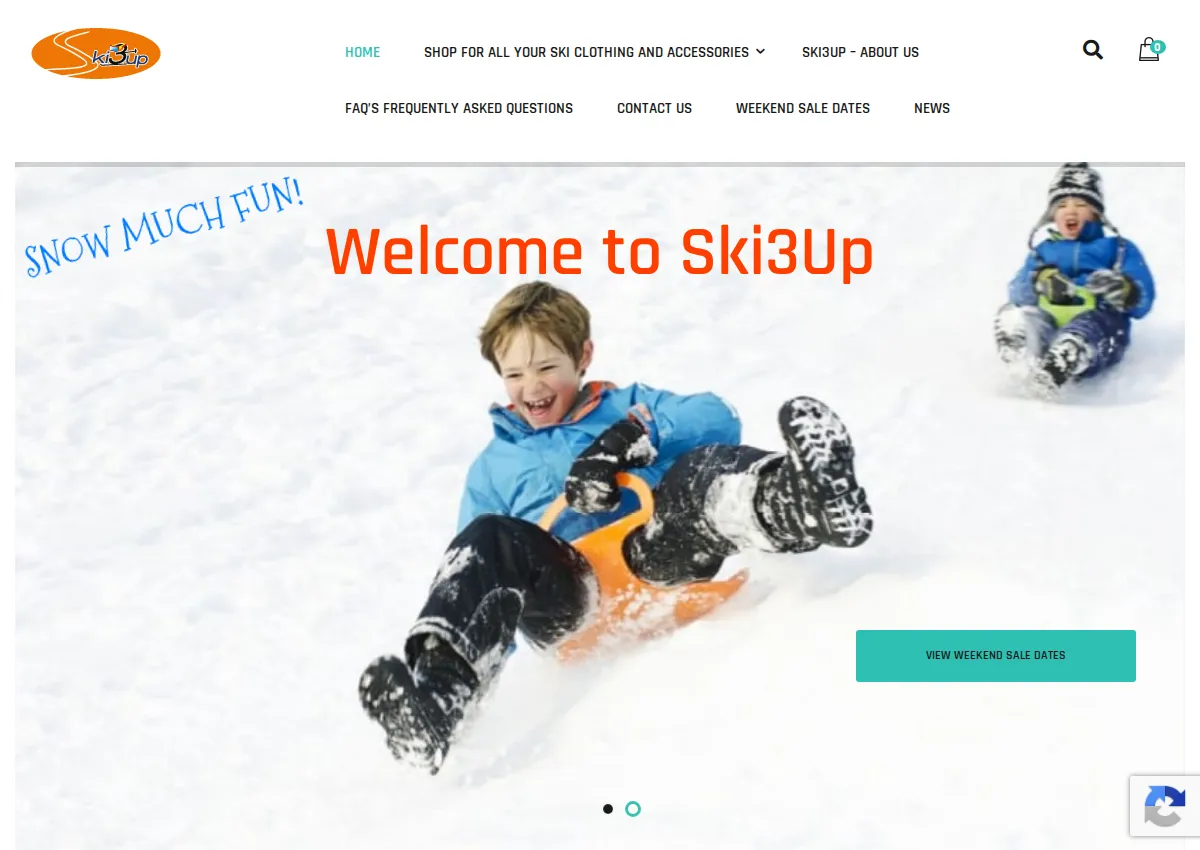 Store homepage