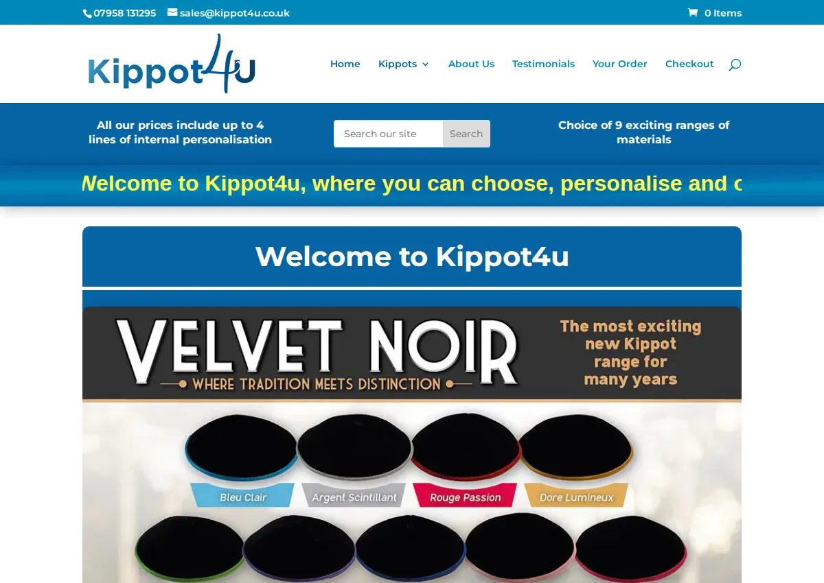 Store homepage