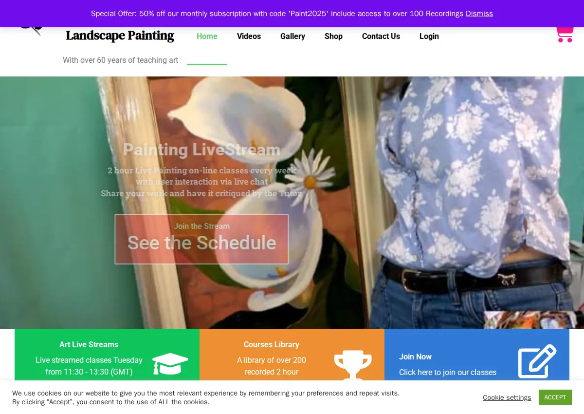 Store homepage