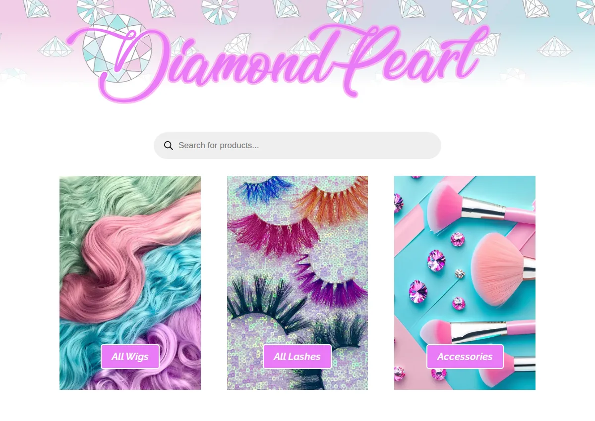 Store homepage