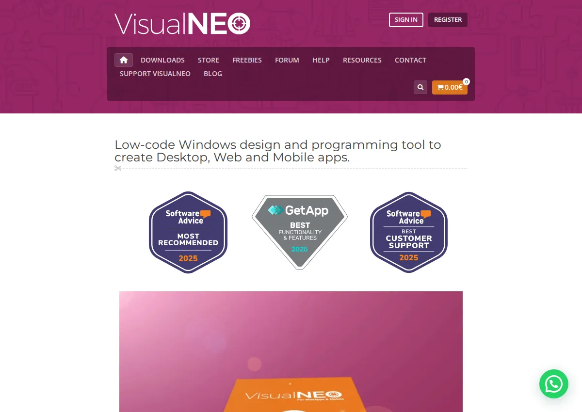 Store homepage
