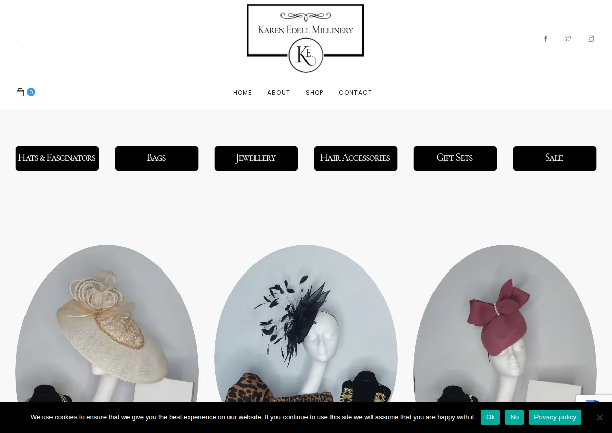 Store homepage