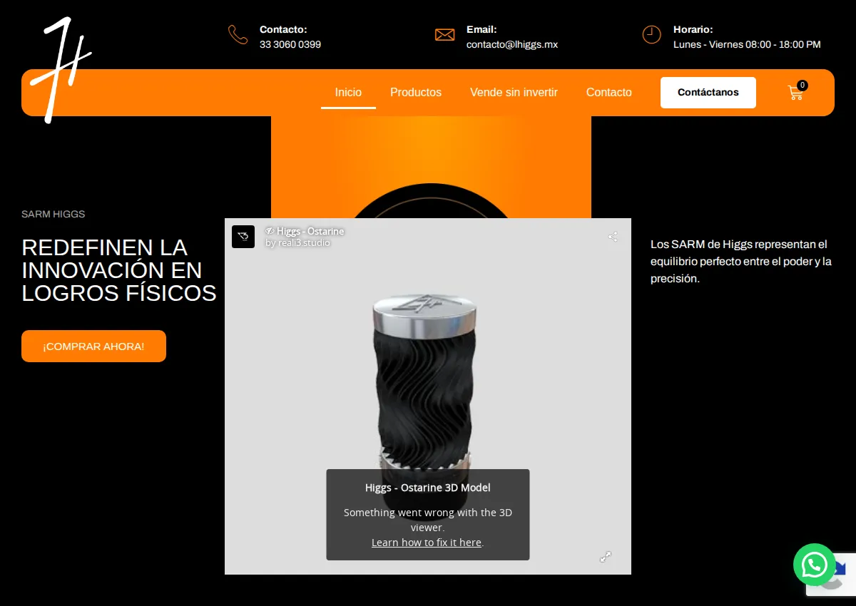 Store homepage