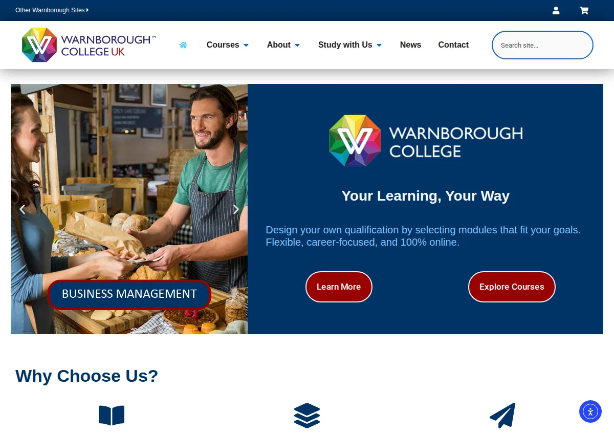 Store homepage