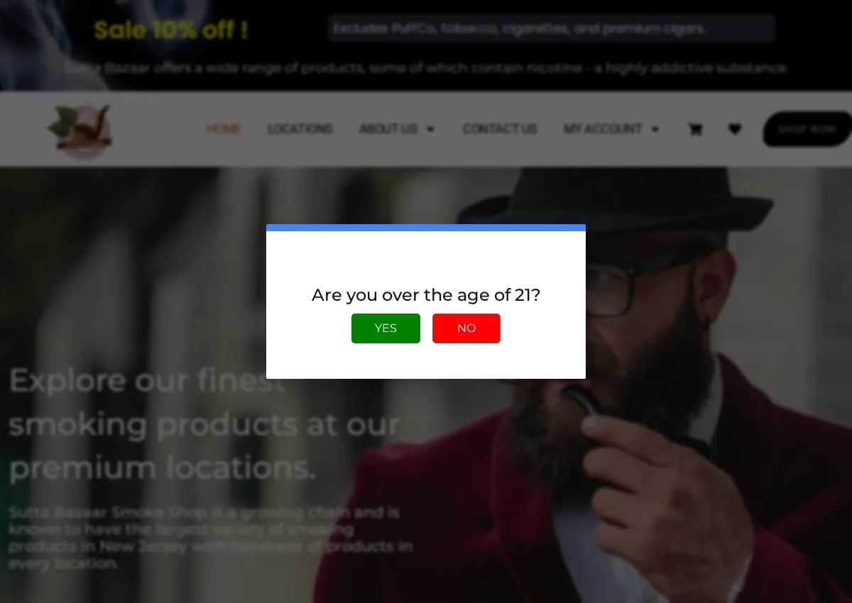 Store homepage