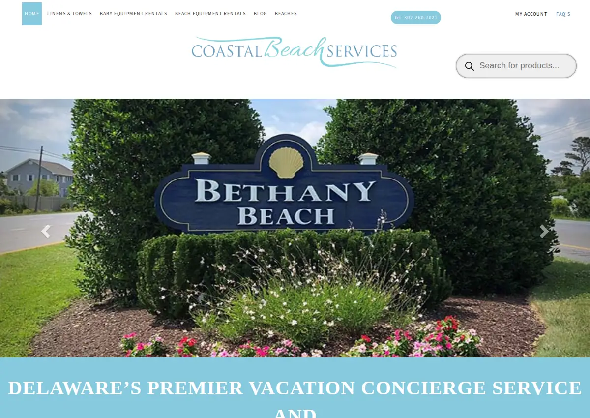 Store homepage