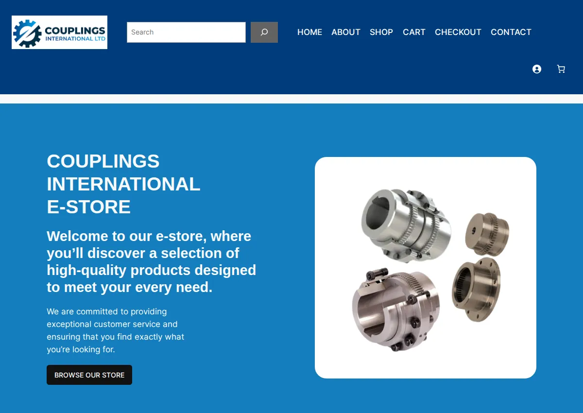 Store homepage