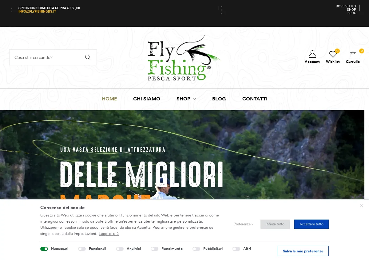 Store homepage
