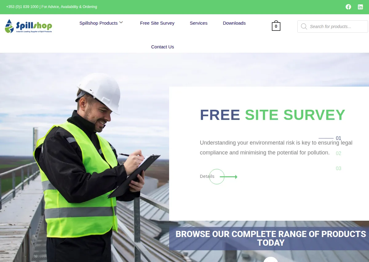 Store homepage