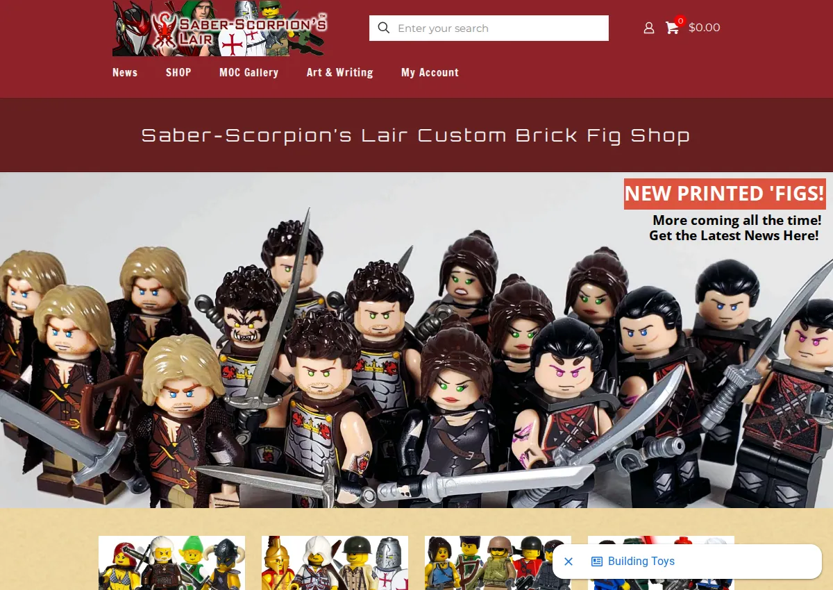Store homepage
